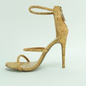 Bebe Berdine G Tan Gold Cork Women's Sandals